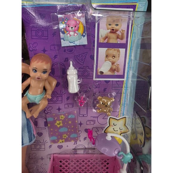Barbie Skipper Babysitters Inc Doll Playset FUN Baby Care Accessories - Picture 4 of 9